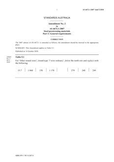 AS 4672.1:2007 Amd 2:2020 AS 4672.1:2007 Amd 2:2020