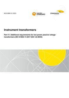 AS 61869.11:2021 AS 61869.11:2021