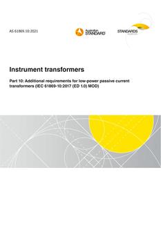 AS 61869.10:2021 AS 61869.10:2021