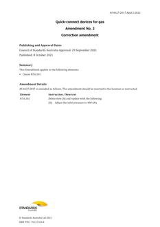 AS 4627:2017 Amd 2:2021 AS 4627:2017 Amd 2:2021