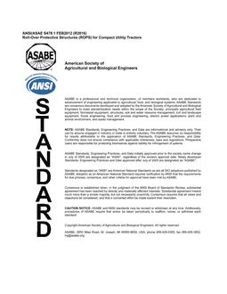ASAE/ASABE S478.1 (R2016) ASAE/ASABE S478.1 (R2016)