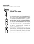 ASAE/ASABE S269.5 (R2016) ASAE/ASABE S269.5 (R2016)