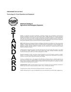 ASAE/ASABE S516 (R2018) ASAE/ASABE S516 (R2018)