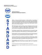 ASAE/ASABE S318.18 ASAE/ASABE S318.18