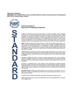 ASAE/ASABE S431.4 ASAE/ASABE S431.4