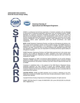 ASAE/ASABE S624 ASAE/ASABE S624