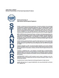 ASAE/ASABE D245.7 ASAE/ASABE D245.7