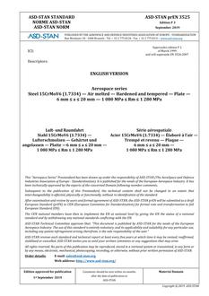 ASD-STAN prEN 3525 ASD-STAN prEN 3525