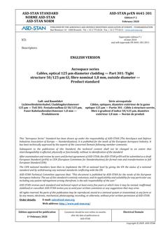 ASD-STAN prEN 4641-301 ASD-STAN prEN 4641-301