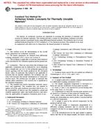 ASTM E698-99 ASTM E698-99