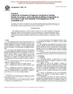 ASTM E699-99