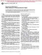 ASTM D3654/D3654M-00e1