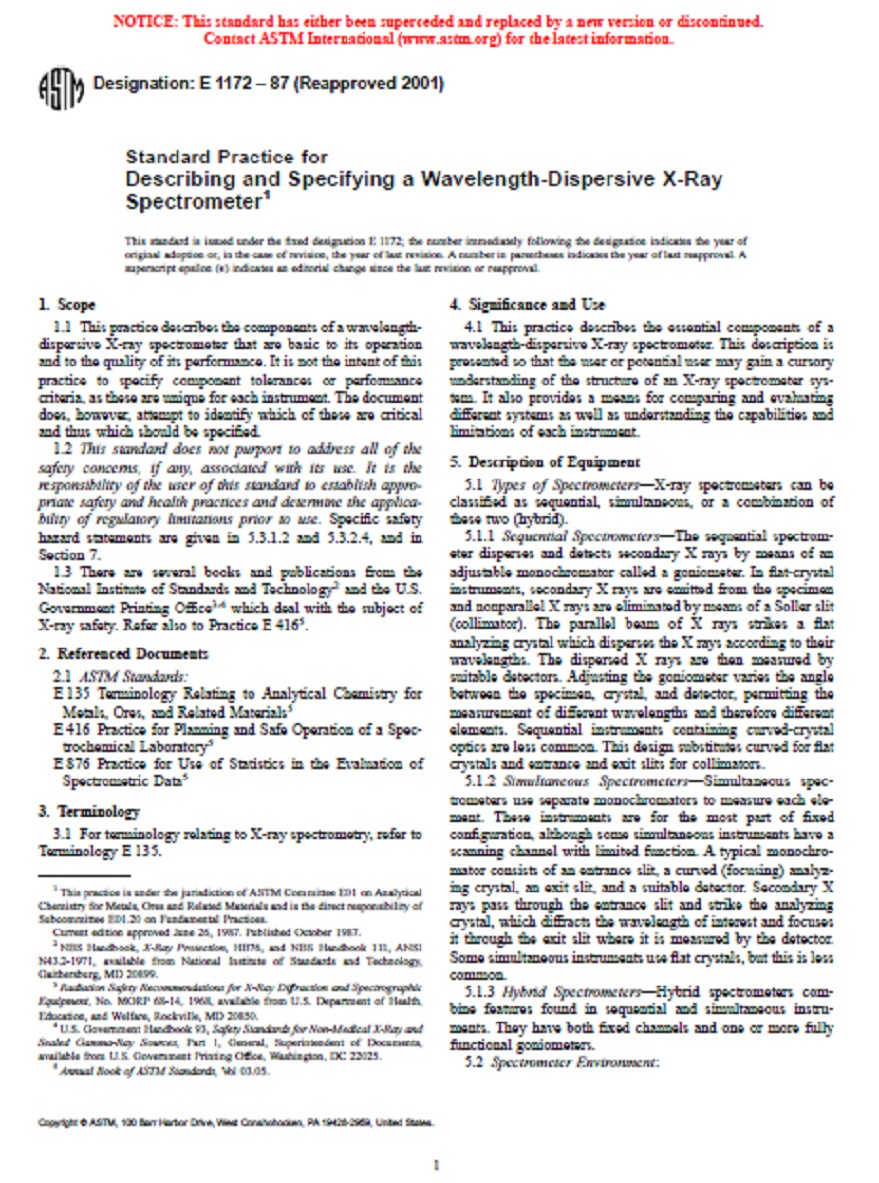 ASTM E1172-87(2001)