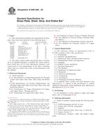 ASTM B36/B36M-06