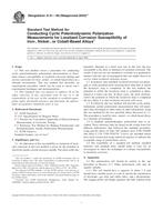 ASTM G61-86(2003)e1 ASTM G61-86(2003)e1