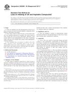 ASTM D6/D6M-95(2011)e1