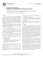 ASTM C67-11 ASTM C67-11