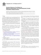ASTM G5-94(2011)e1 ASTM G5-94(2011)e1
