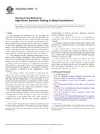 ASTM D4945-12 ASTM D4945-12