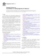 ASTM C1093-13 ASTM C1093-13