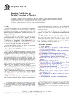 ASTM D638-14