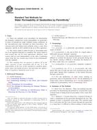 ASTM D4491/D4491M-15