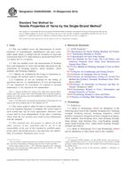 ASTM D2256/D2256M-10(2015)