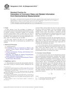 ASTM G102-89(2015)e1 ASTM G102-89(2015)e1