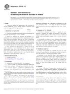 ASTM D4978-16 ASTM D4978-16