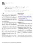 ASTM D4437/D4437M-16 ASTM D4437/D4437M-16