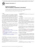 ASTM D4491/D4491M-17