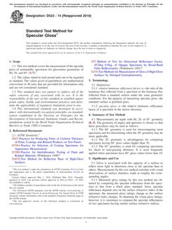 ASTM D523-14(2018) ASTM D523-14(2018)