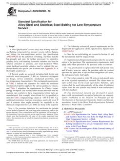ASTM A320/A320M-18 ASTM A320/A320M-18