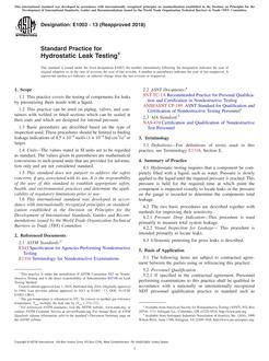 ASTM E1003-13(2018)