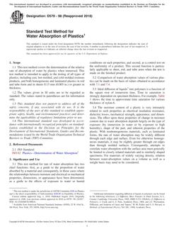 ASTM D570-98(2018)