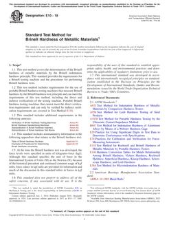 ASTM E10-18