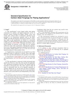 ASTM A105/A105M-18 ASTM A105/A105M-18