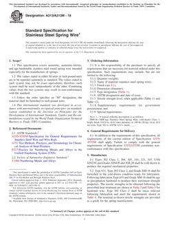 ASTM A313/A313M-18 ASTM A313/A313M-18