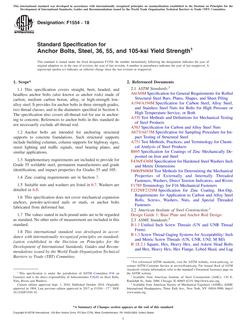 ASTM F1554-18 ASTM F1554-18