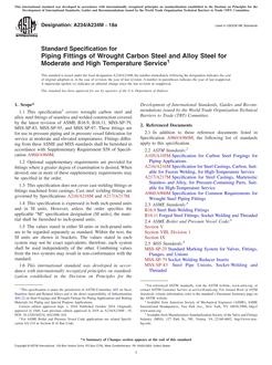 ASTM A234/A234M-18a ASTM A234/A234M-18a