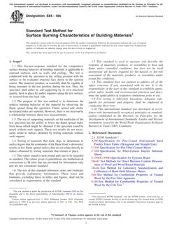 ASTM E84-18b