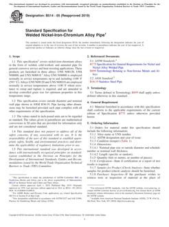 ASTM B514-05(2019) ASTM B514-05(2019)