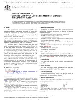 ASTM A179/A179M-19 ASTM A179/A179M-19