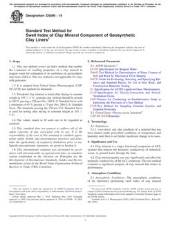 ASTM D5890-19 ASTM D5890-19