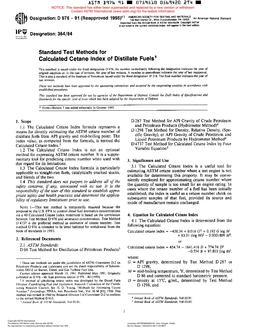 ASTM D976-91(1995)e1