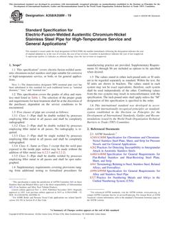 ASTM A358/A358M-19 ASTM A358/A358M-19