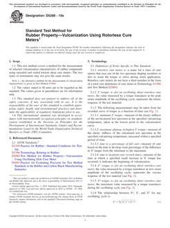ASTM D5289-19a