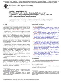 ASTM A917-08(2020) ASTM A917-08(2020)