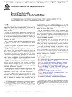 ASTM D3822/D3822M-14(2020)