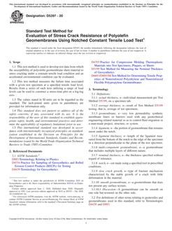 ASTM D5397-20 ASTM D5397-20